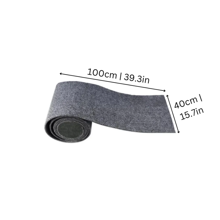 Self-adhesive scratch mat for cats. Ideal pet furniture protector, keeps sofas safe from claws.