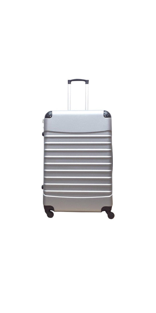 Siena unisex hard shell spinner suitcase, durable travel luggage with smooth wheels.