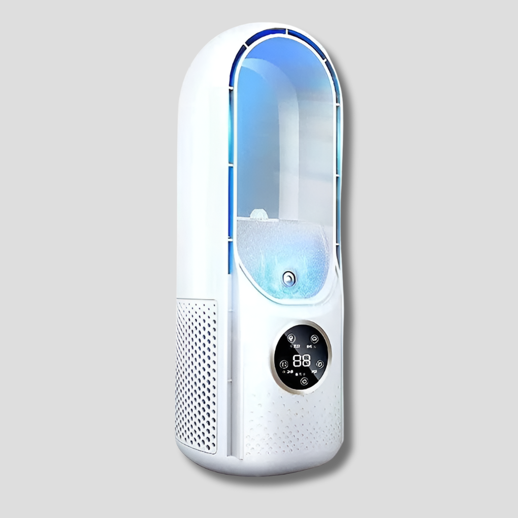 New portable silent air cooling fan. Universal desk & office fan for efficient personal cooling.