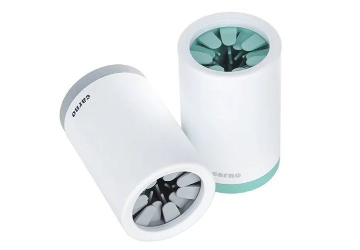 Gentle silicone paw cleaner for pets, featuring soft bristles for thorough yet gentle cleaning of sensitive paws. Portable and eco-friendly, ideal for dogs and cats.