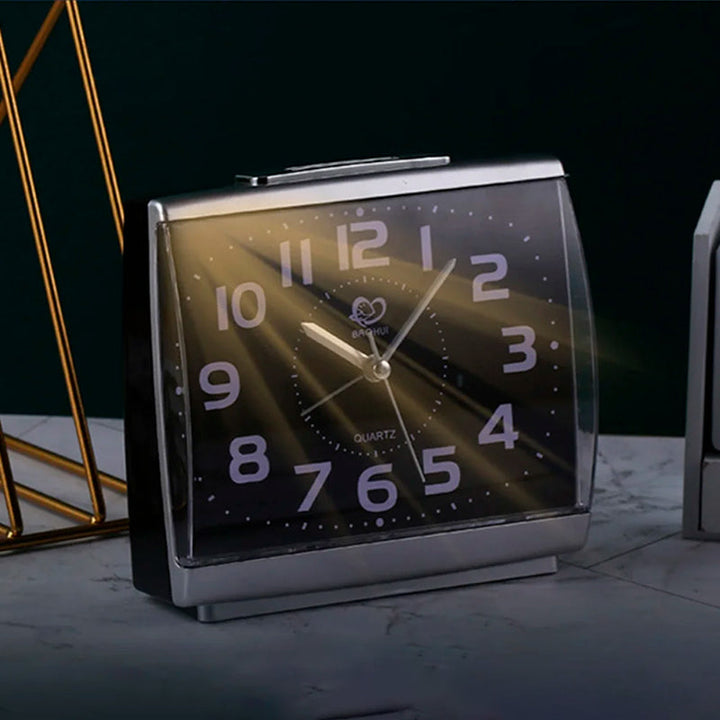 Modern senior alarm clock with extra-large digits, loud alarm, and gentle backlight for comfortable viewing.