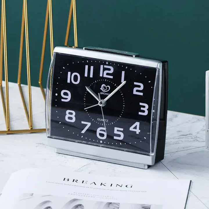 Unisex senior alarm clock: loud alert, extra-large display, perfect for heavy sleepers & home decor.