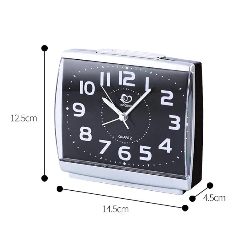 Elderly alarm clock with large, clear display, loud adjustable alert, and bright backlight for easy wake-up.