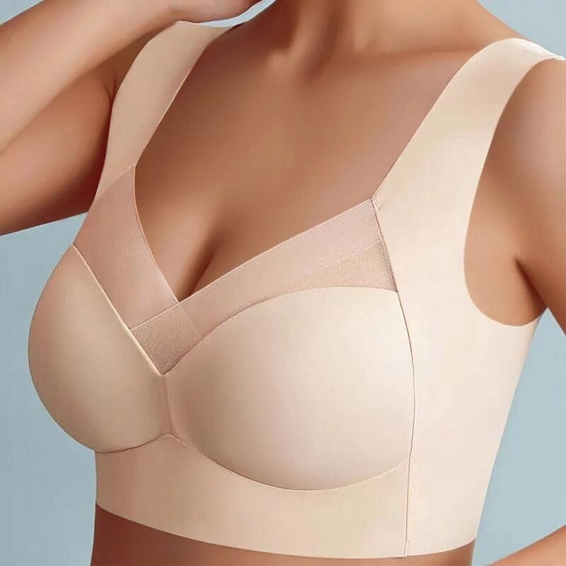 Softest women's seamless bra, offering wireless comfort, smooth support & invisible look under any outfit.