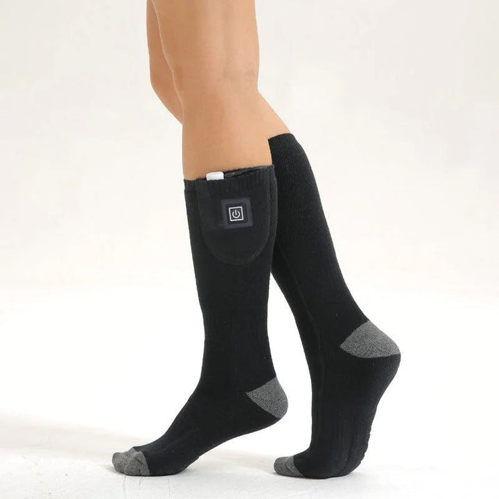 Durable HeatWave rechargeable heated socks. High-performance warmth for extreme cold.