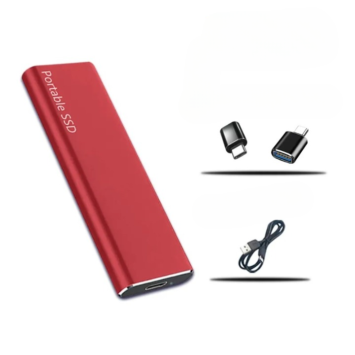 SecureSpace Portable 4TB USB-C External Hard Drive
