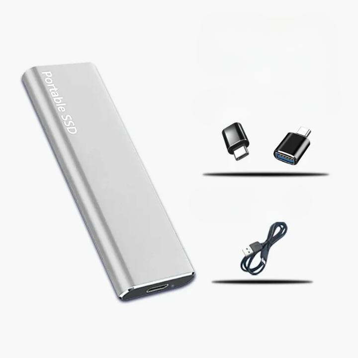 SecureSpace Portable 4TB USB-C External Hard Drive