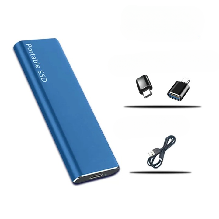 SecureSpace Portable 4TB USB-C External Hard Drive