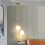 2 Lights - Brass - 3.9" X 22"