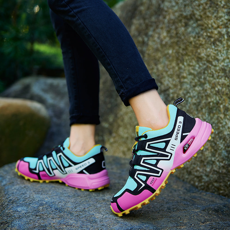 Adventure-ready women's hiking shoes, lightweight, comfortable, and built for trails.