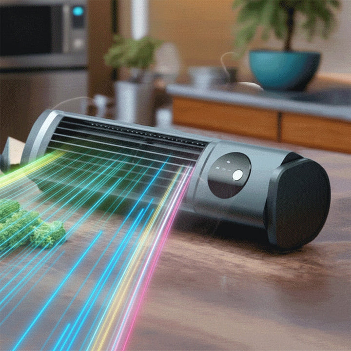 Modern portable oscillating tower fan, perfect for efficient cooling in home or office spaces. Remote included.