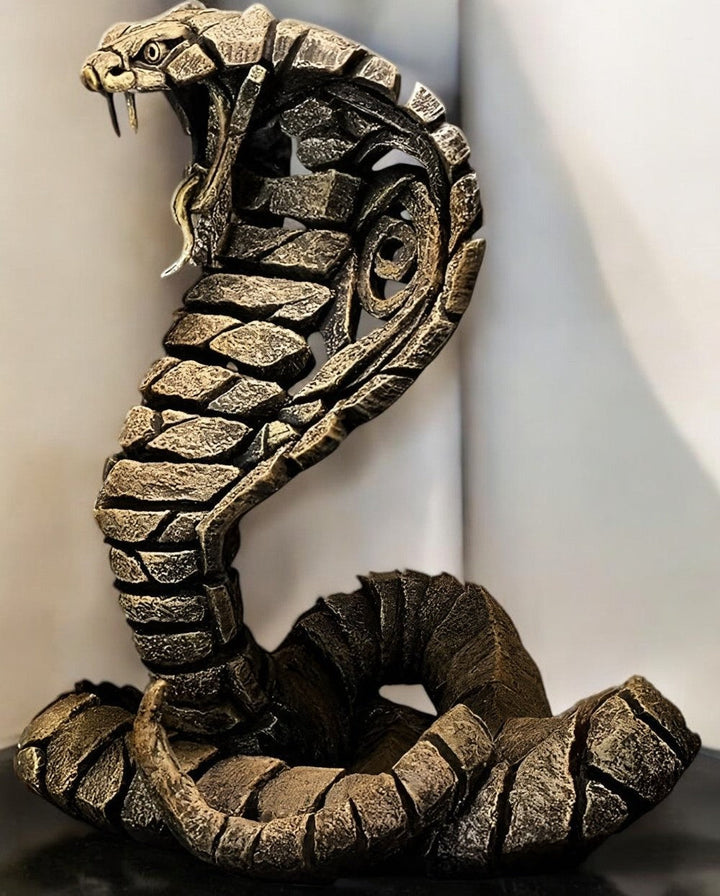 Handcrafted Prehistoric Glow Animal Sculpture, a unique resin art statement piece for home decor.