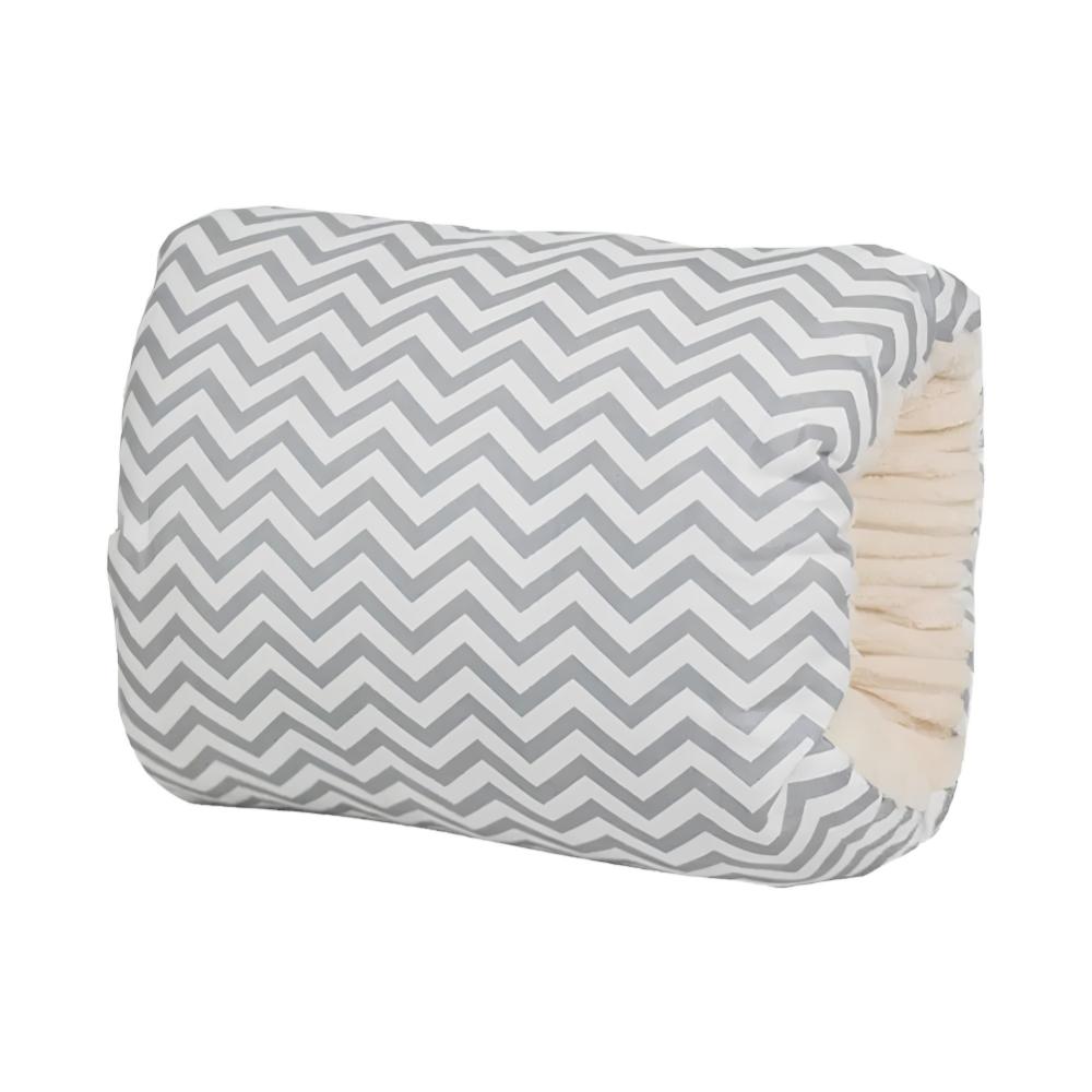 Portable arm pillow for comfortable breastfeeding & infant feeding support on-the-go. Travel-friendly.