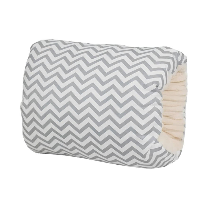 Portable arm pillow for comfortable breastfeeding & infant feeding support on-the-go. Travel-friendly.
