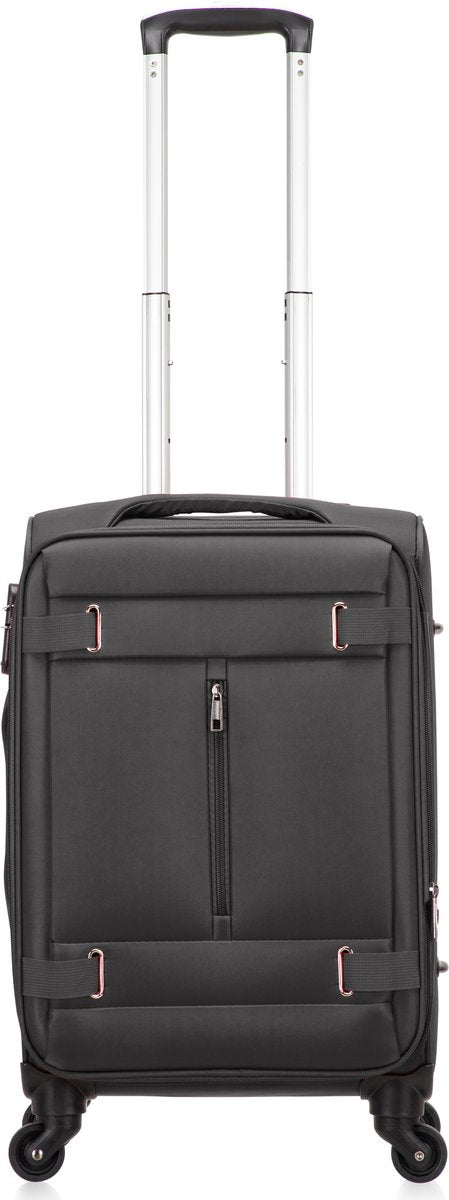Premium soft shell luggage, built for durability and comfort on your next weekend getaway.