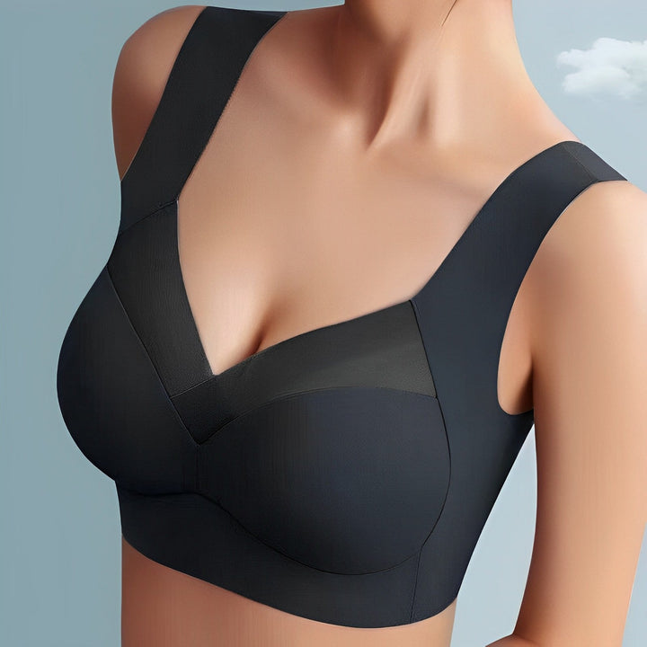 Women's seamless ergonomic comfort bra top. Soft, smooth everyday wear with supportive design.