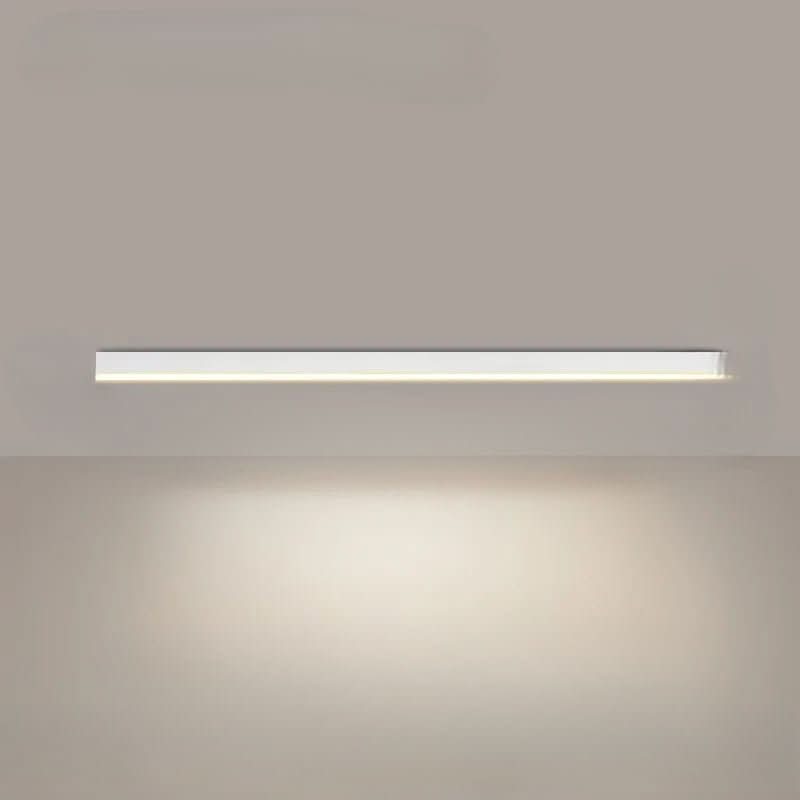 Energy-saving LED ceiling light, contemporary style, dimmable for living rooms.