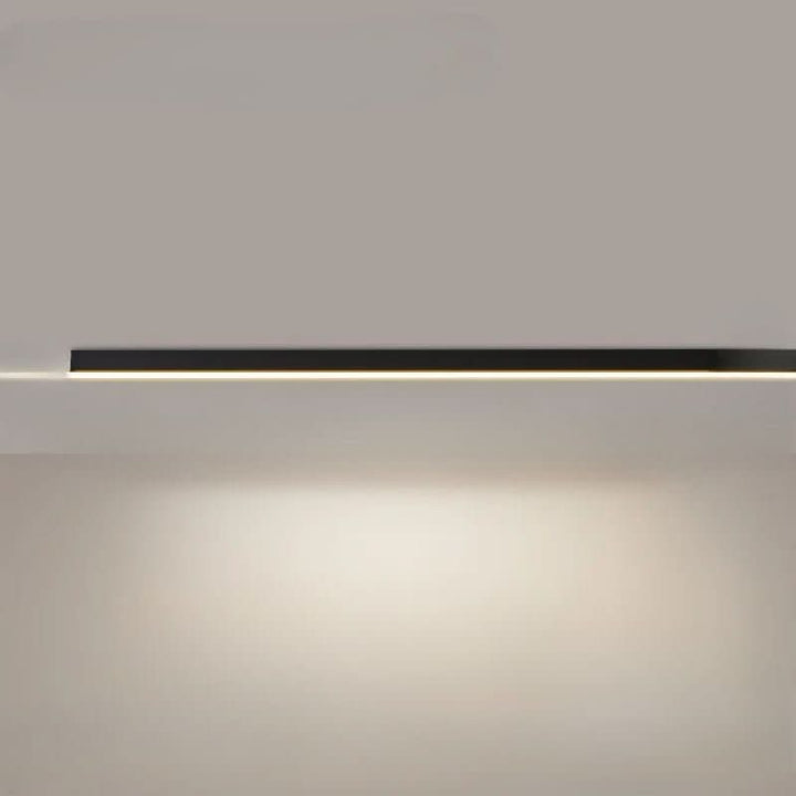 Modern LED ceiling fixture, sleek and dimmable, perfect for home illumination.