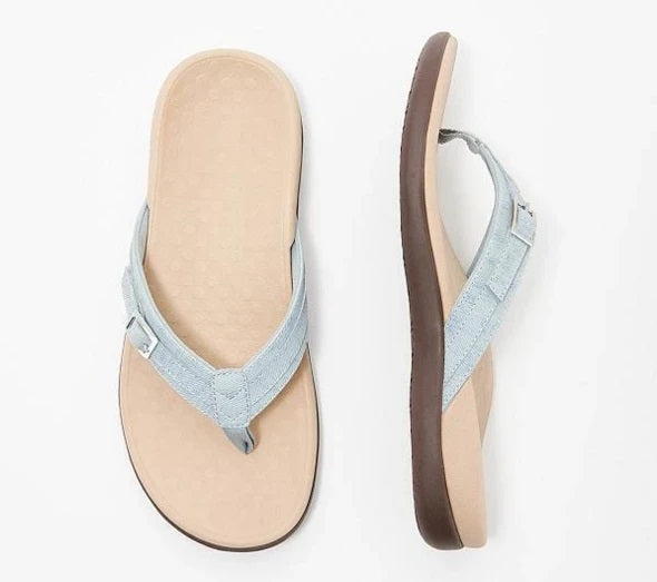 Orthopedic summer sandals for women, designed for pain relief, posture correction & support.