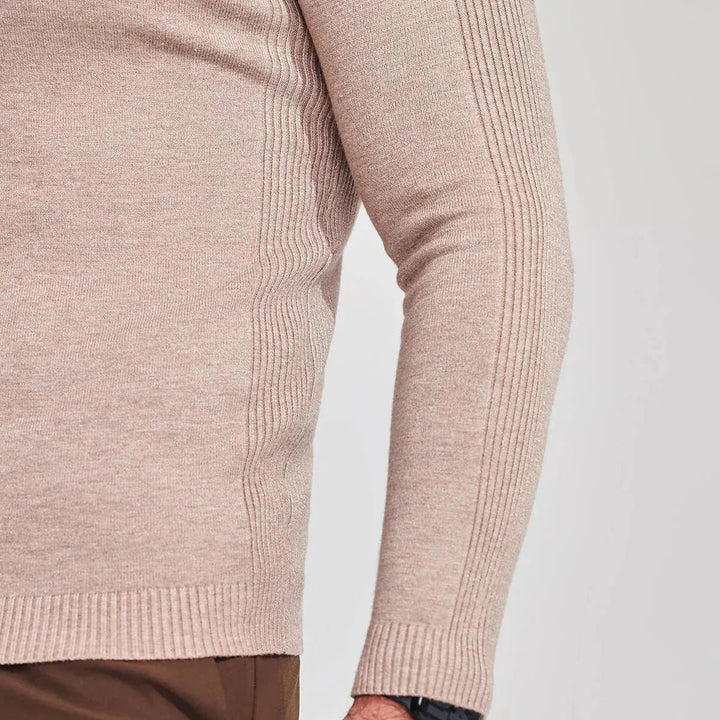 Elegant men's classic turtleneck, providing a comfortable fit for any occasion.