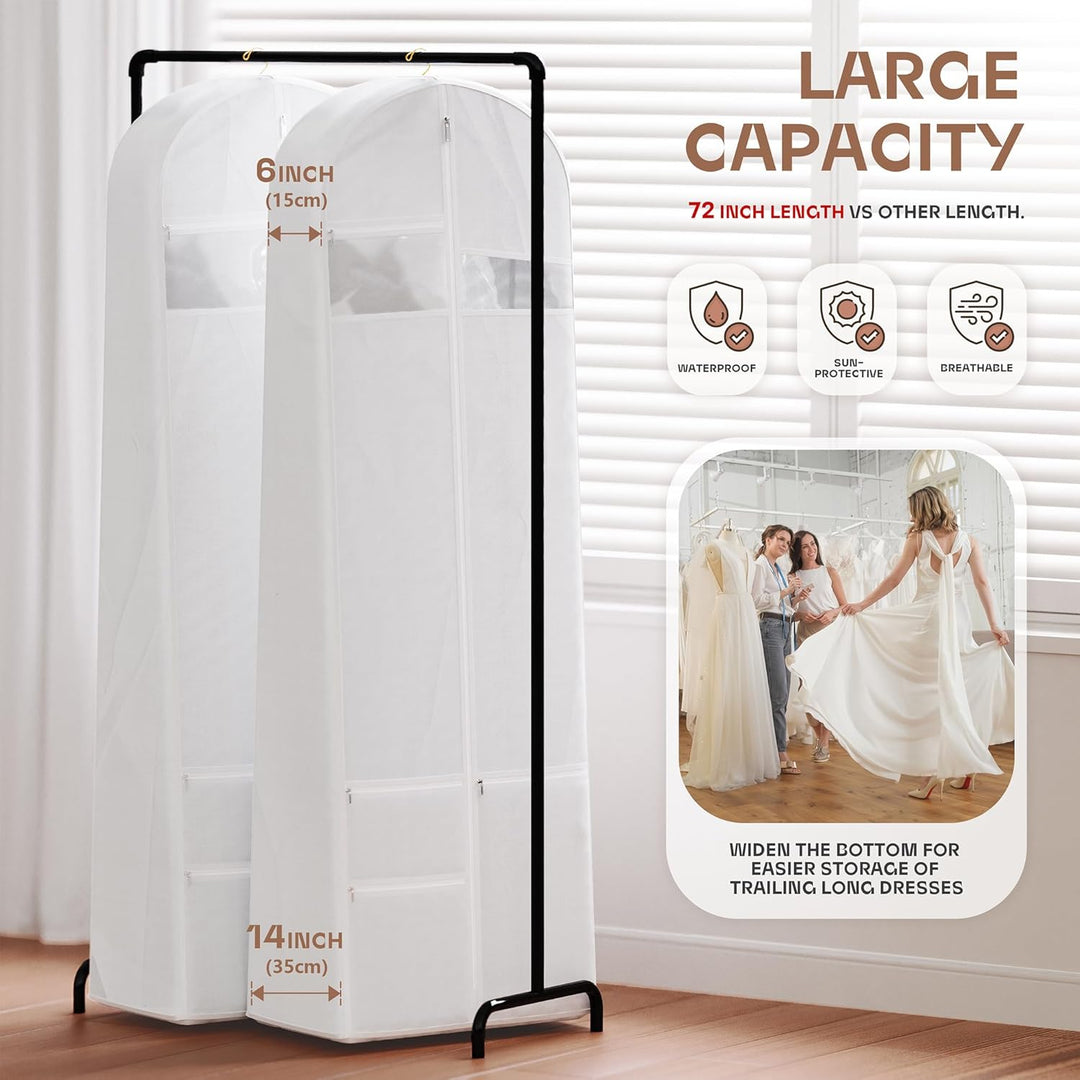 The ultimate heavy-duty travel garment bag. Clear window for view; accessory pockets for convenience.