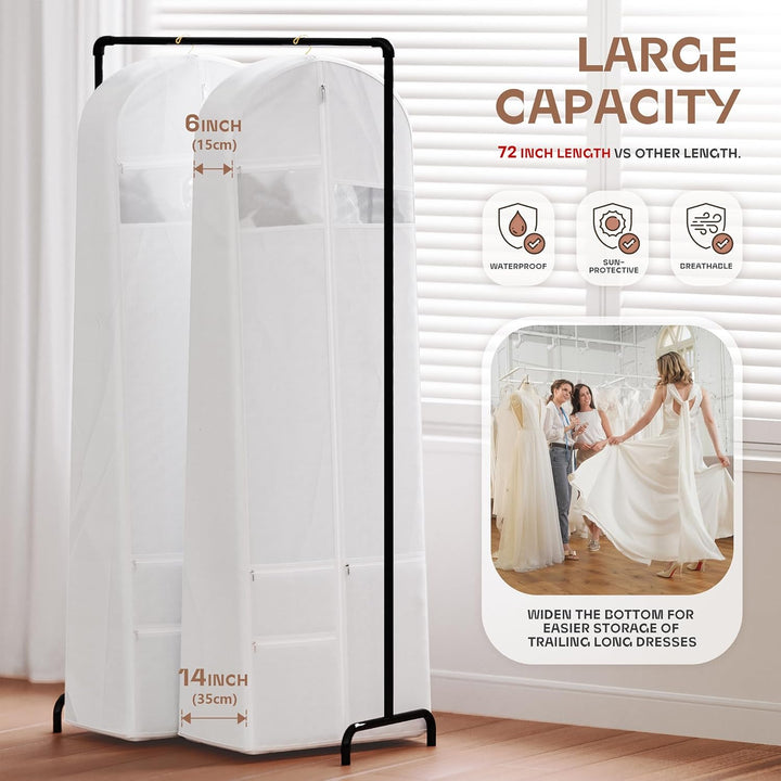The ultimate heavy-duty travel garment bag. Clear window for view; accessory pockets for convenience.