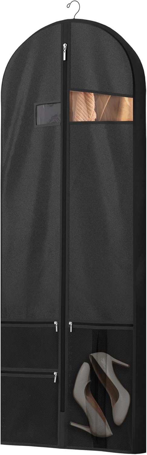 Unisex heavy-duty travel garment bag. See contents clearly; store accessories securely.