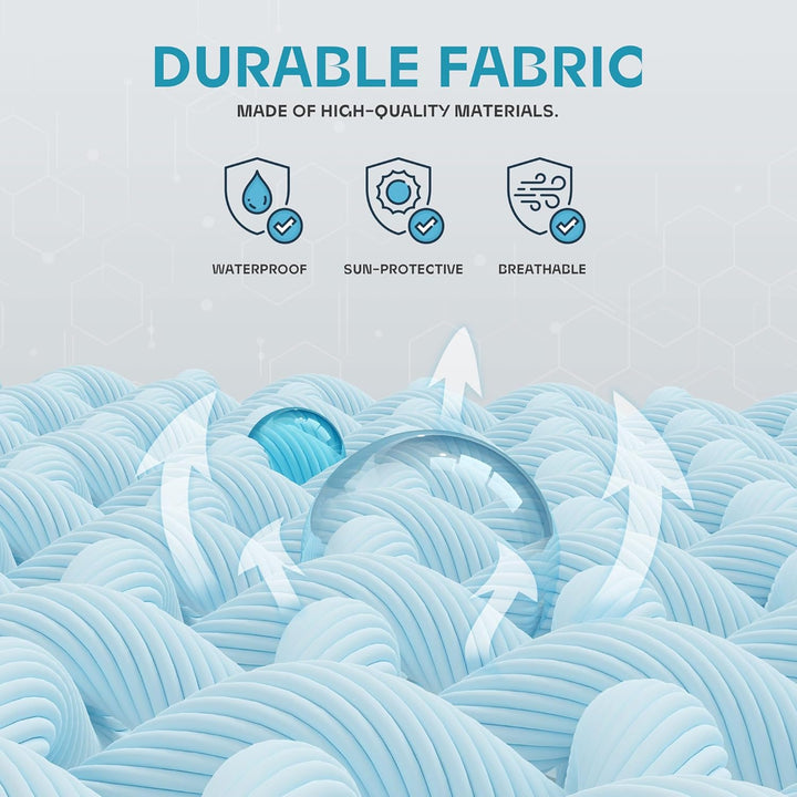 Travel with ease: Heavy-duty garment bag. Clear window & accessory pockets.