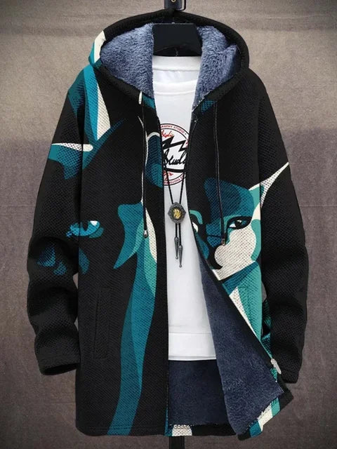 Vardi dante women's artistic print jacket. Trendy, comfortable, and unique style outerwear for fashion.