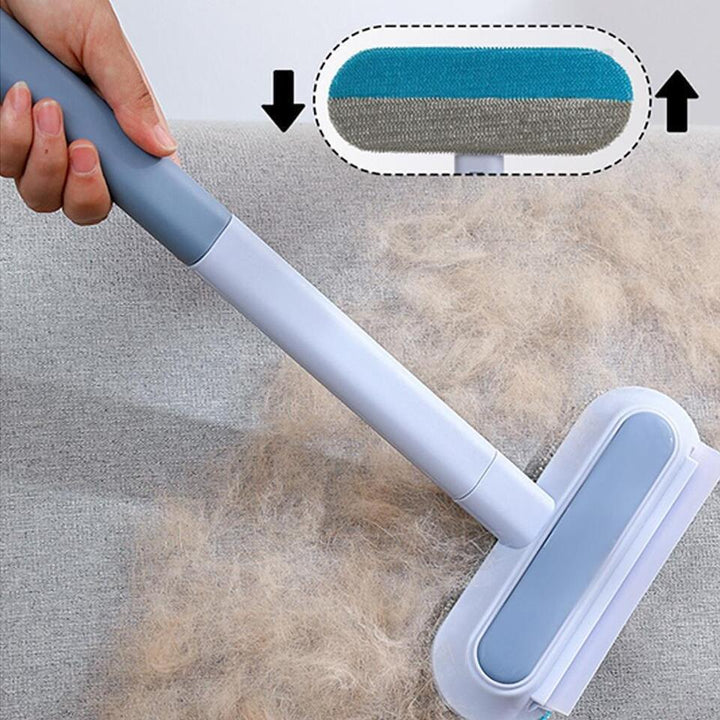 Reusable pet fur & lint remover tool, perfect for upholstery, clothing, and car seats.