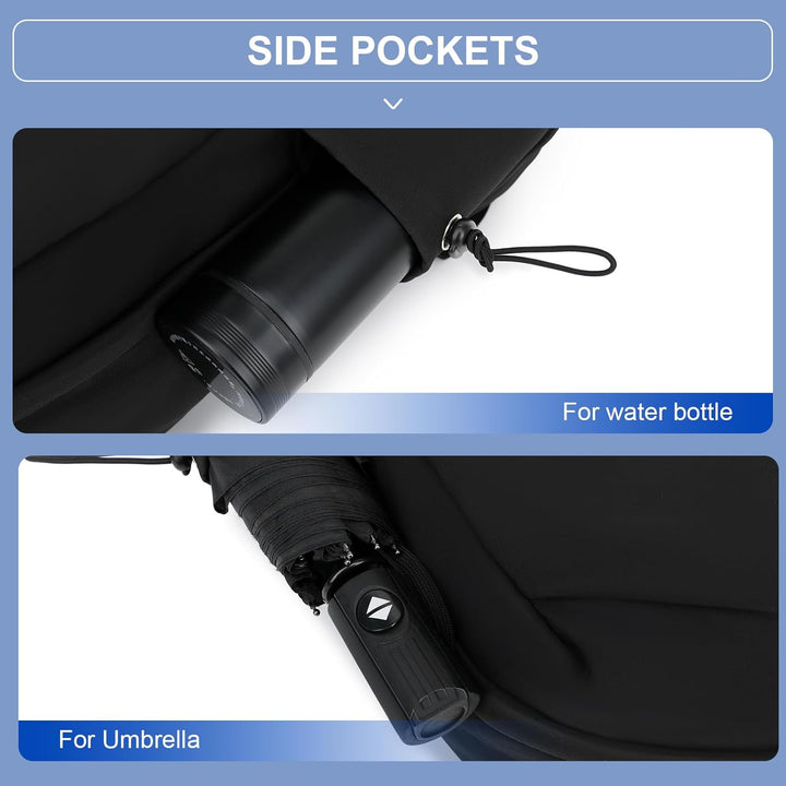 Professional 15.6" work bag, water-resistant laptop backpack with ample storage.