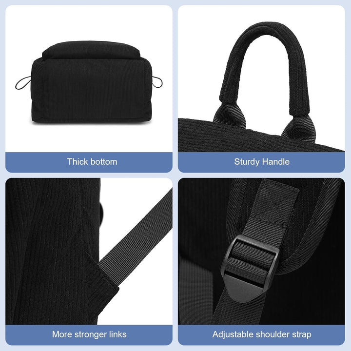 All-weather 15.6" laptop backpack, water-resistant, ideal for diverse travel conditions.