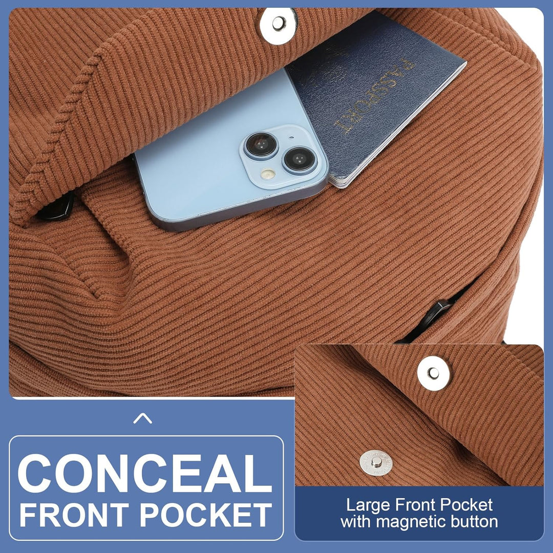 Lightweight 15.6" travel backpack, water-resistant, easy to carry on long journeys.