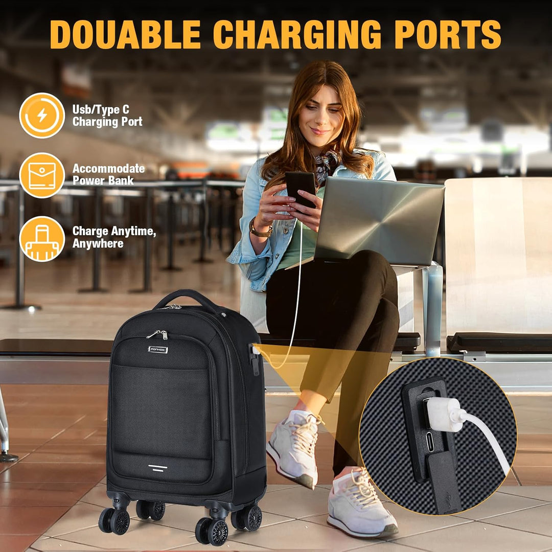 Versatile unisex 30L rolling laptop backpack, water-resistant with spinner wheels for all your travel needs.