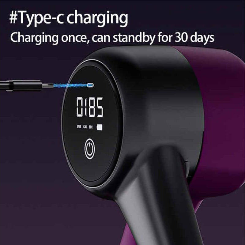 "Unisex 360° rotatable Kegel exerciser toner, sleek design, enhances glute and pelvic strength, USB rechargeable."