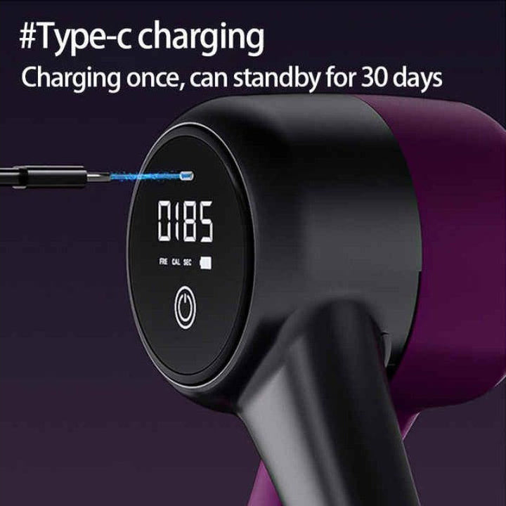 "Unisex 360° rotatable Kegel exerciser toner, sleek design, enhances glute and pelvic strength, USB rechargeable."