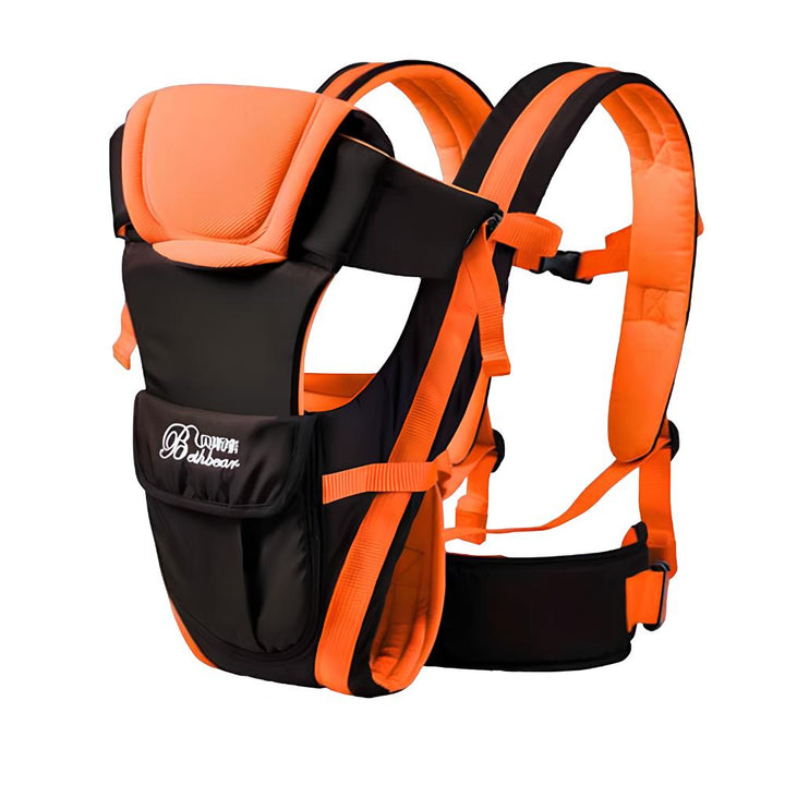 Unisex adjustable baby carrier wrap, providing hands-free comfort for parents & secure, breathable support for infants.