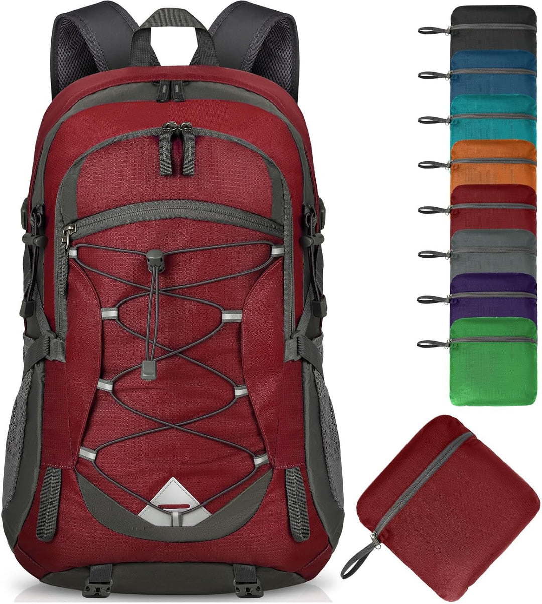 Unisex 40L waterproof hiking backpack for long treks & camping trips.