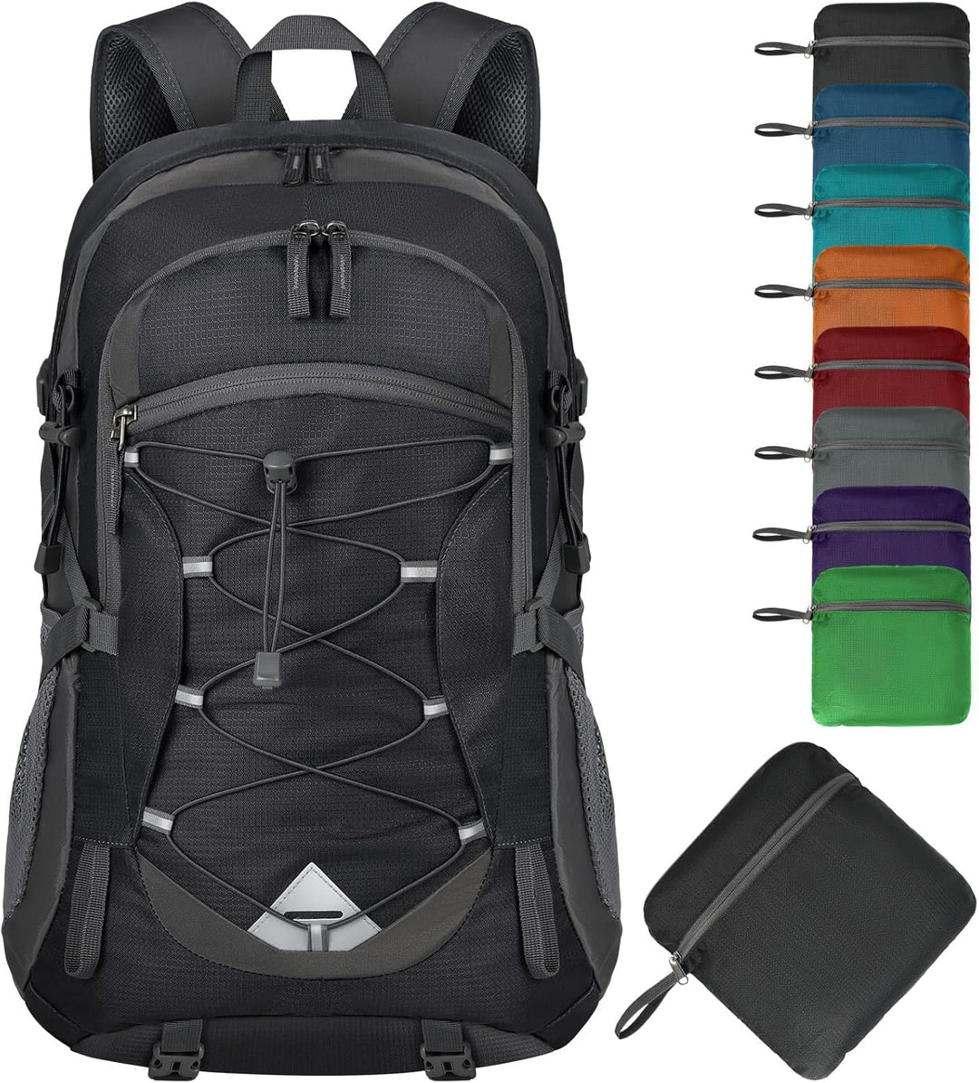 High-performance 40L waterproof hiking backpack, lightweight for endurance.