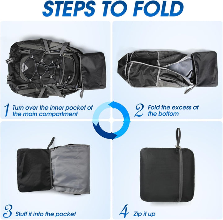 Waterproof 40L hiking & camping backpack, designed for comfort & durability on trails.