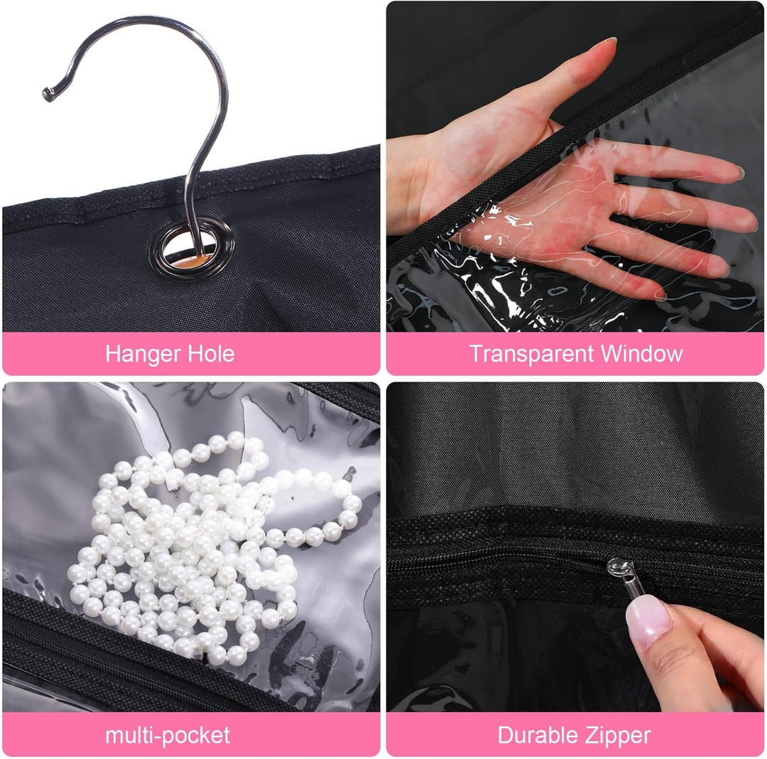 Durable 5-pack clear PEVA travel garment bags protect outfits, costumes, & dancewear. Ideal for travel & storage.