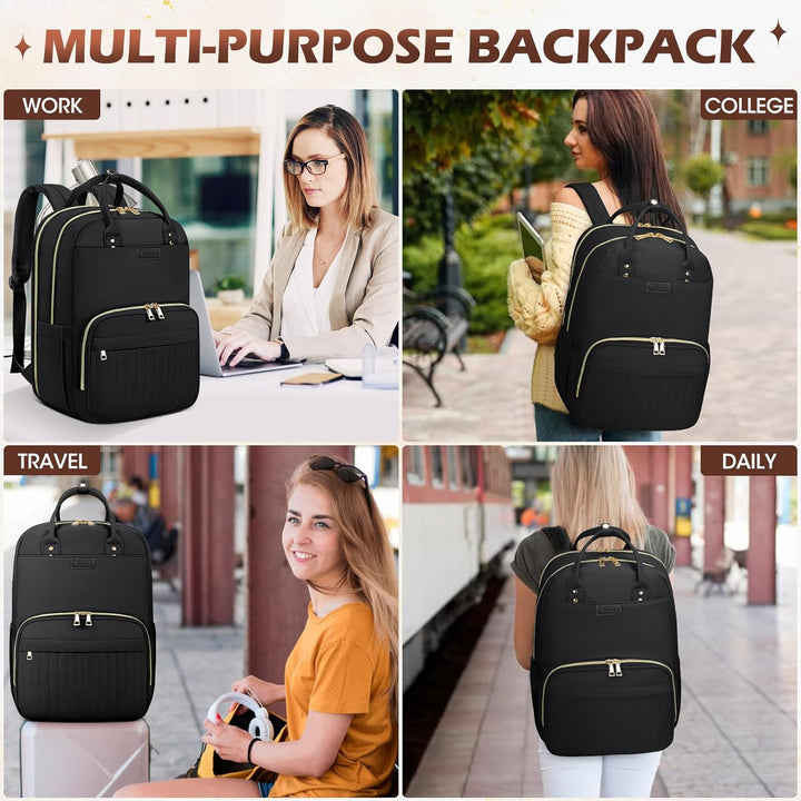 AeroFlex unisex carry-on travel backpack, water-resistant & durable for electronics protection on the go.