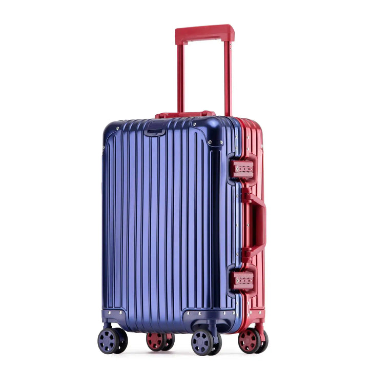 Durable unisex hard shell luggage with smooth spinner wheels & integrated TSA lock for secure travel.