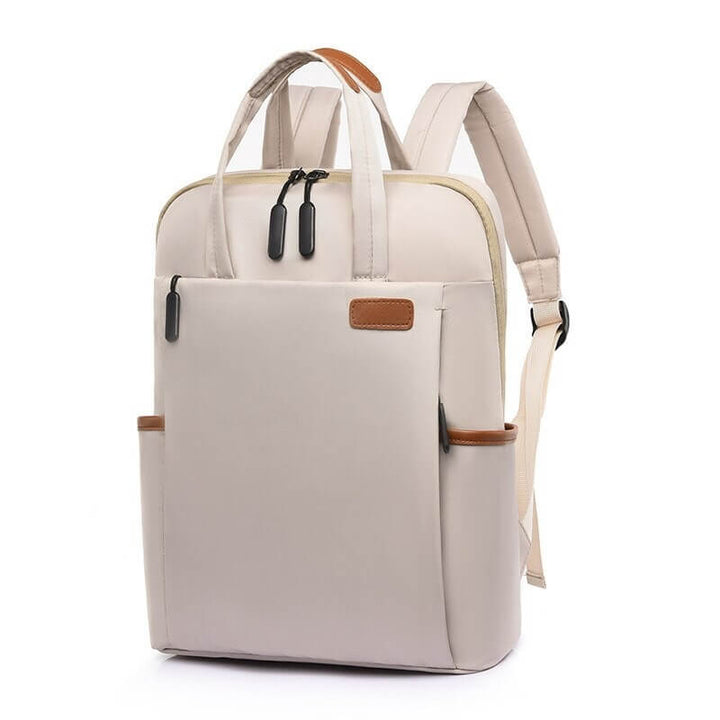 Modern unisex anti-theft daypack, water-resistant & lightweight for travel, work, or school.