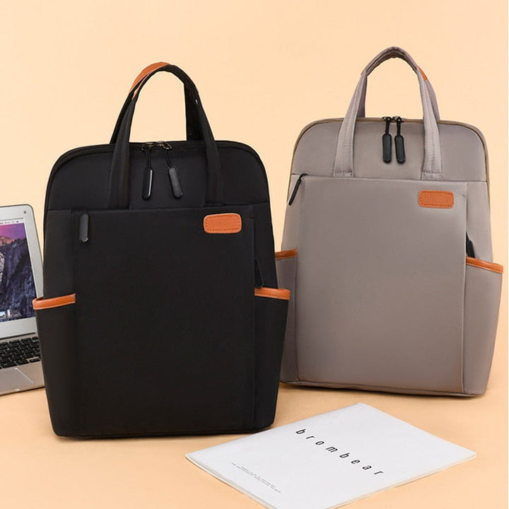 Anti-theft security backpack with hidden pockets, durable water-resistant Oxford fabric, unisex.