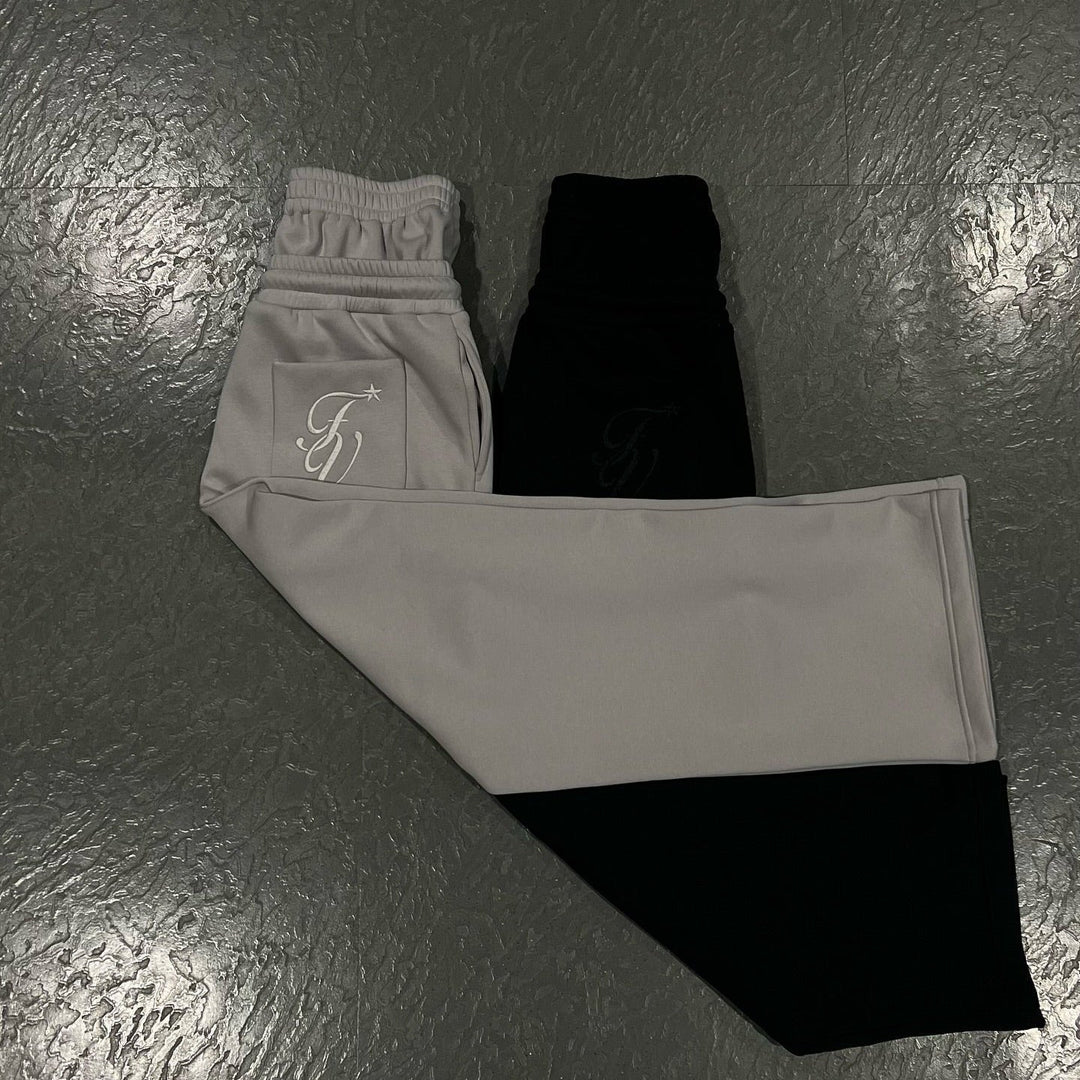 Close-up of deep, practical pockets on unisex baggy joggers. Designed for convenience, comfort wear & relaxed fit.