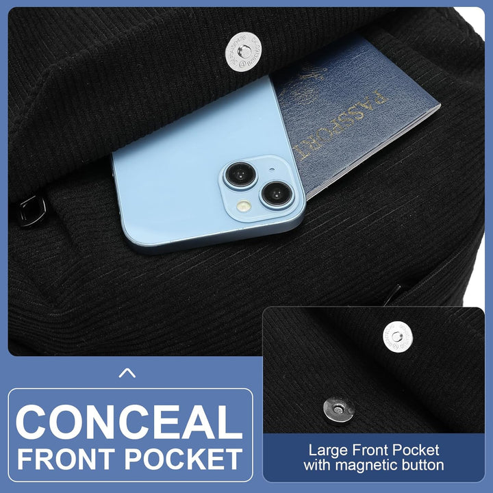 Black lightweight laptop travel bag. Organized, water-resistant, comfortable for unisex daily carry.