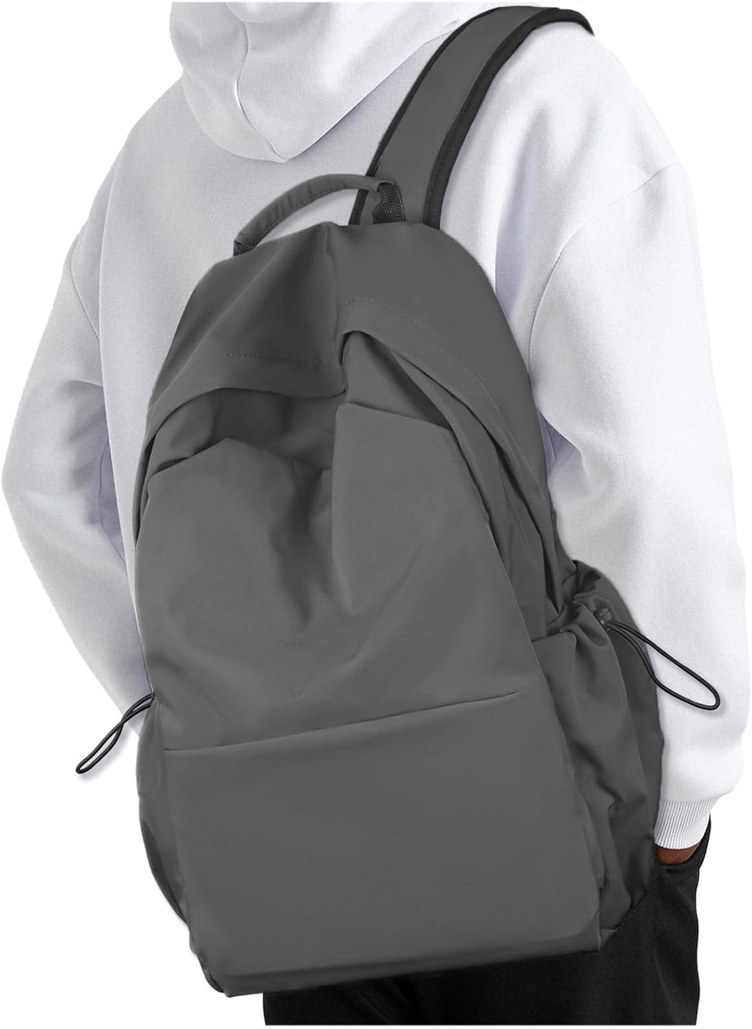 Unisex blue lightweight travel backpack. Water-resistant, organized compartments for daily carry & laptop.