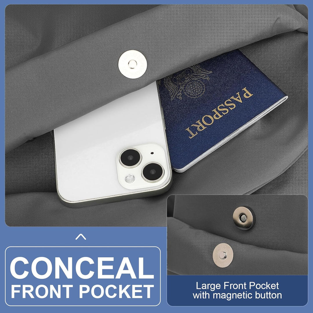 Blue lightweight laptop bag. Water-resistant, multiple organized compartments for travel & daily use.