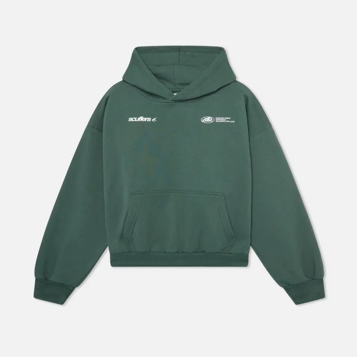 Inner fleece lining of a soft, classic unisex pullover hoodie, offering warmth & comfort.